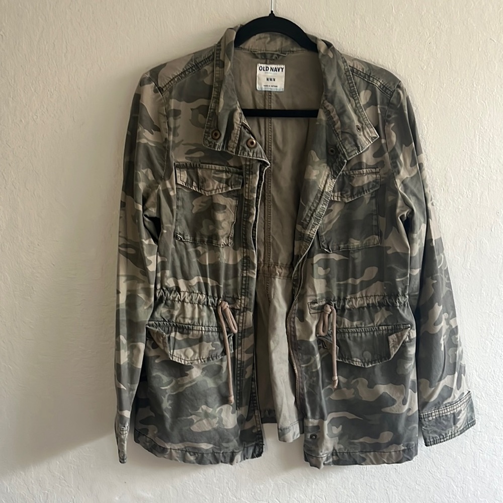 Old Navy camo jacket